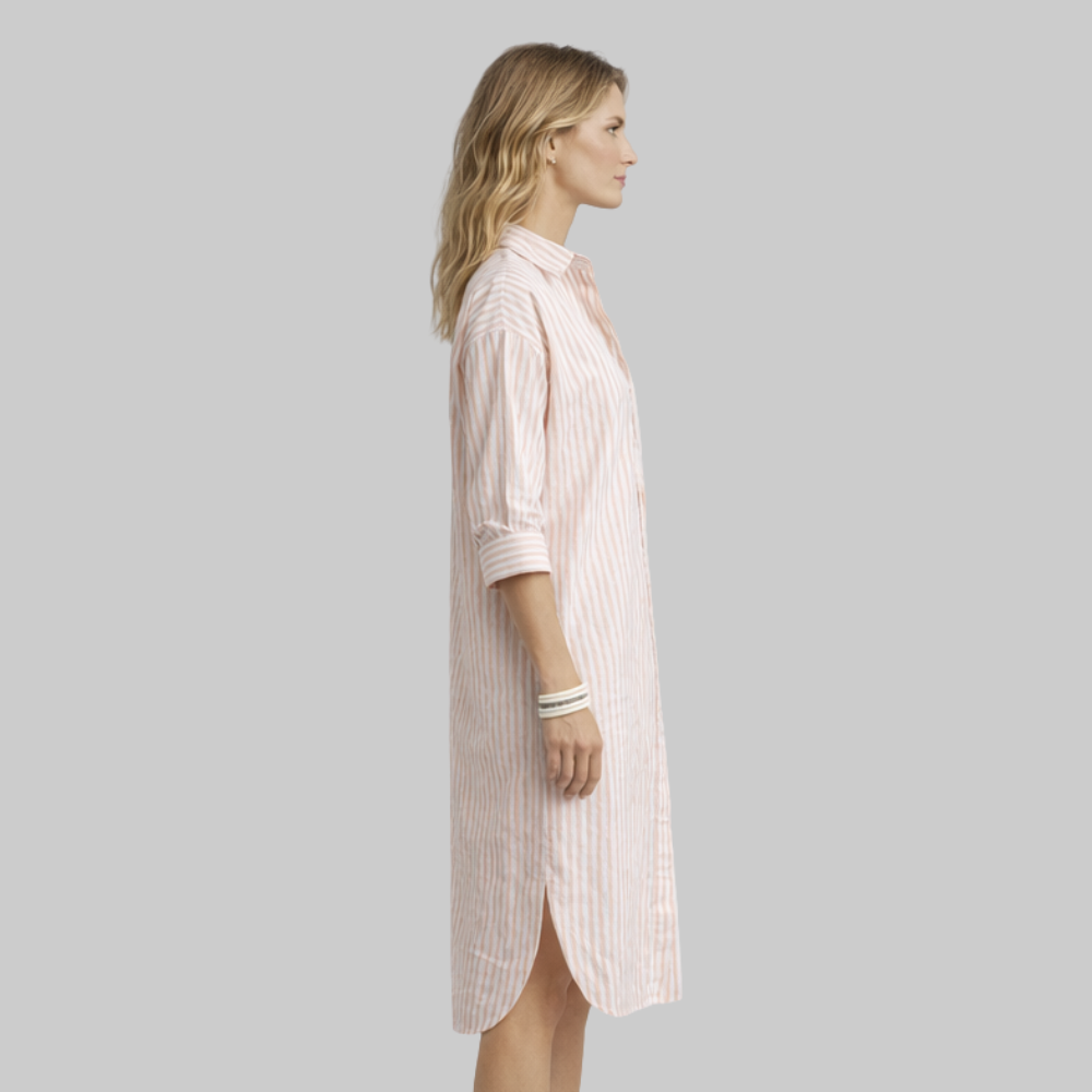 Elyra Abito Donna Elegante – Vestito Fluido Scollo V con Cintura Casual Chic