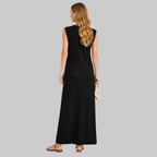 Hanne Abito Donna Maxi Elegante – Vestito Estivo Fluido Antipiega con Tasche