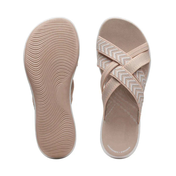 Jessa Sandalias Mujer Comfort – Suela Amortiguada, Soporte de Arco Verano Antideslizante
