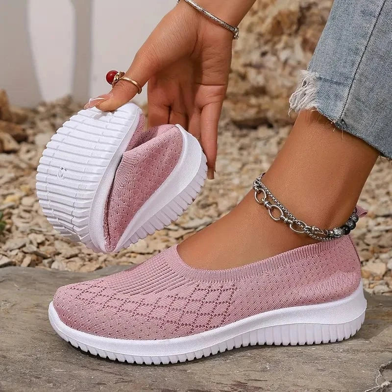 Giulia Zapatillas Mujer Slip-On – Transpirables, Ligeras Confort Casual Deportivo