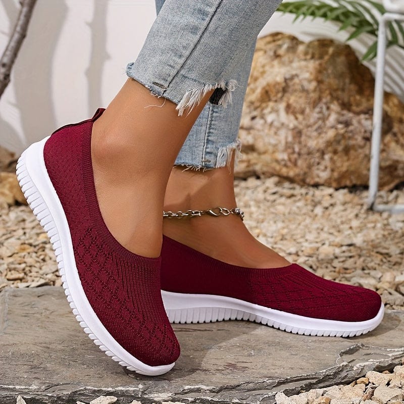 Giulia Zapatillas Mujer Slip-On – Transpirables, Ligeras Confort Casual Deportivo