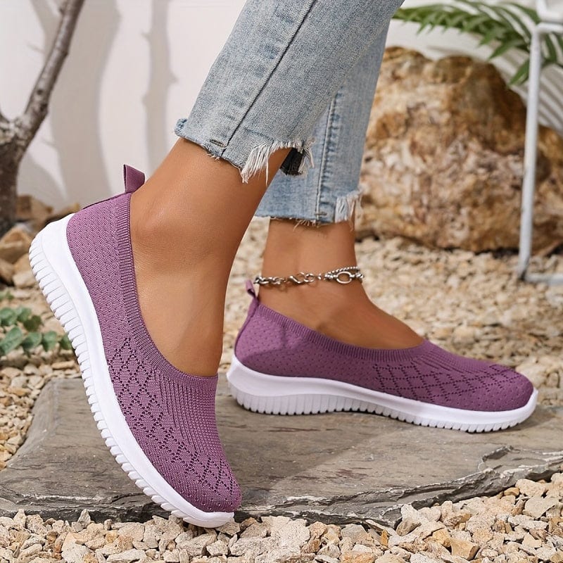 Giulia Zapatillas Mujer Slip-On – Transpirables, Ligeras Confort Casual Deportivo