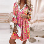 Vestido de Verano Cassandra para Mujer – Floral Ligero, Línea Fluida y Estilo Elegante Casual