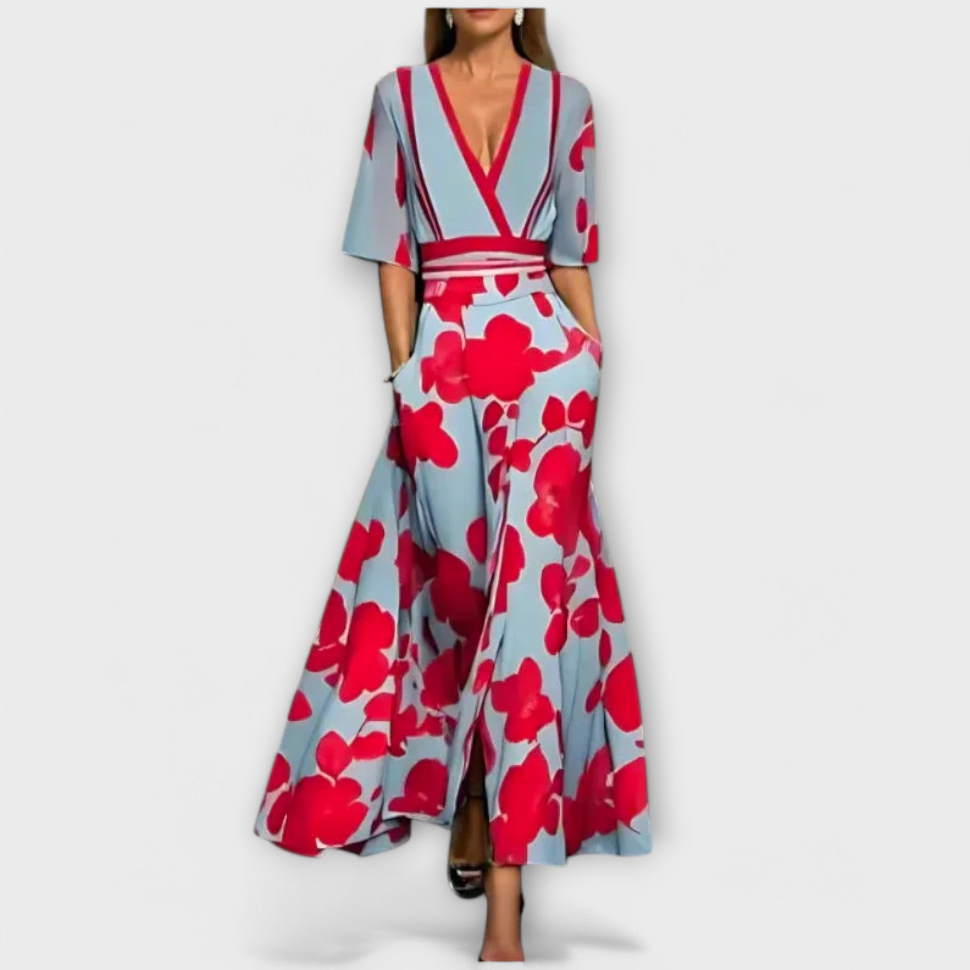 Avanna Women's Dress – Elegant Cut, Refined Sleeves & Versatile Style