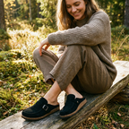 Clara Zoccoli Donna Mule – Fibbia Regolabile, Suola Ergonomica Vintage Chic