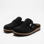 Clara Zoccoli Donna Mule – Fibbia Regolabile, Suola Ergonomica Vintage Chic