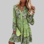 Pascale Vestito Maxi Donna – Boho Floreale, Linea Fluida & Stile Elegante Estivo