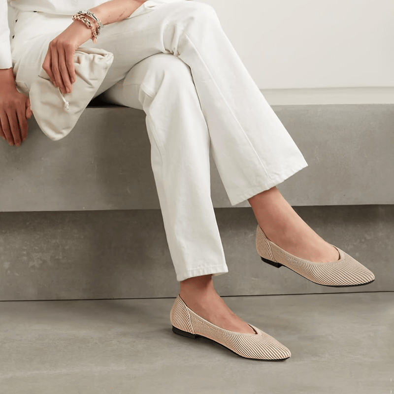 Virelle Ballerine Donna – Punta Affusolata, Maglia Traspirante & Comfort Quotidiano