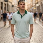 Marco Men's Golf Polo – Breathable Technical Polo with Modern Print
