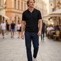 Melchor Polo in Maglia da Uomo – Polo Estiva Old Money con Bottoni e Colletto