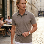 Jose Men's Polo – Breathable Summer Shirt with Contrast Collar