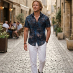 Chemise hawaïenne pour homme Mateo – Chemise tropicale d'été à manches courtes