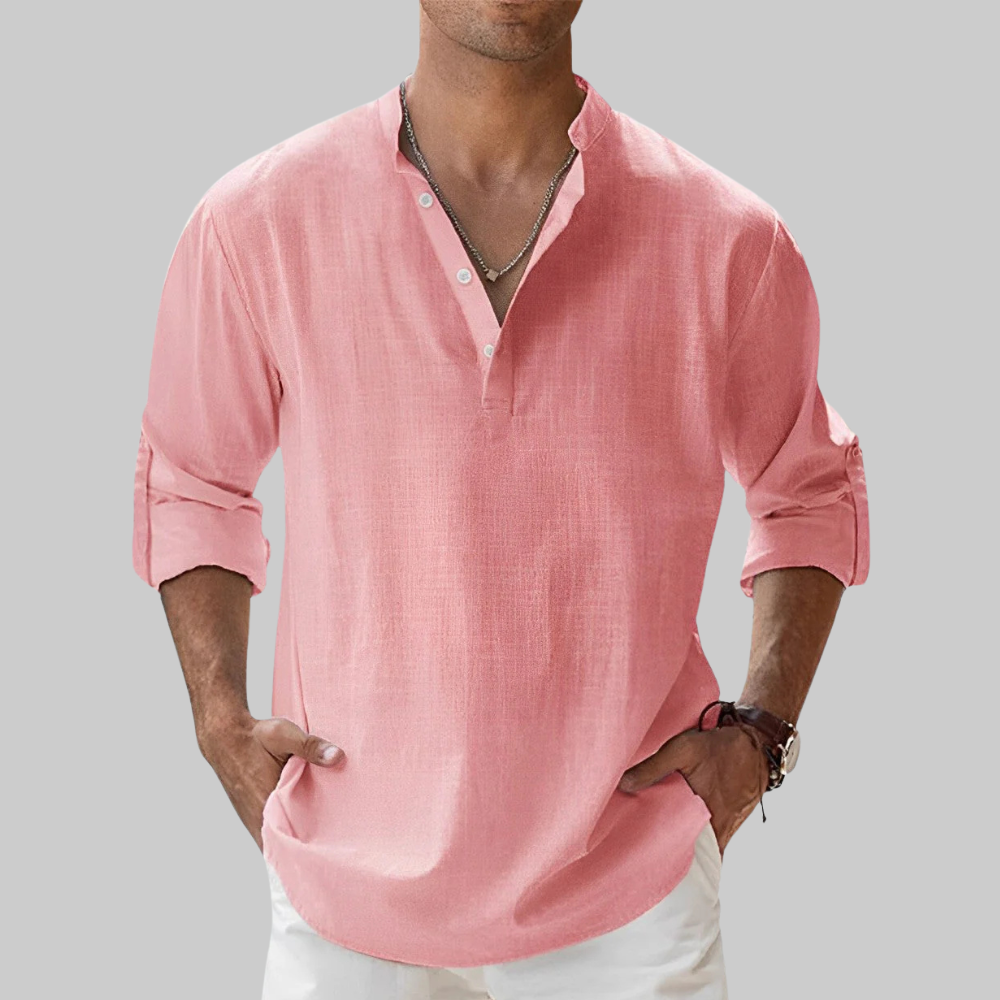 Ralph Camicia Uomo in Lino – Traspirante, Elegante & Stile Estivo Versatile