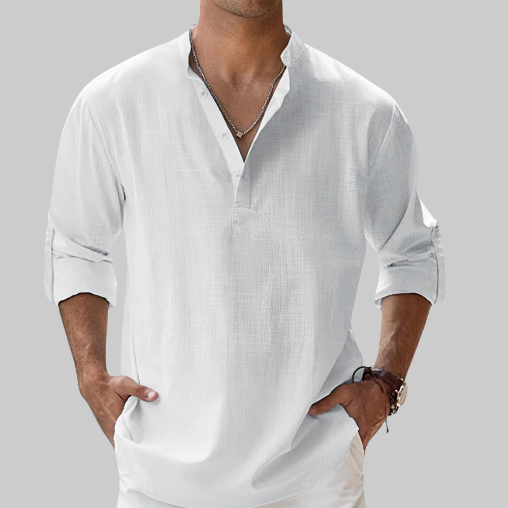 Ralph Camicia Uomo in Lino – Traspirante, Elegante & Stile Estivo Versatile