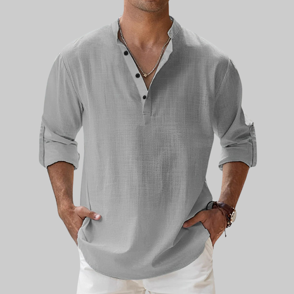 Ralph Camicia Uomo in Lino – Traspirante, Elegante & Stile Estivo Versatile