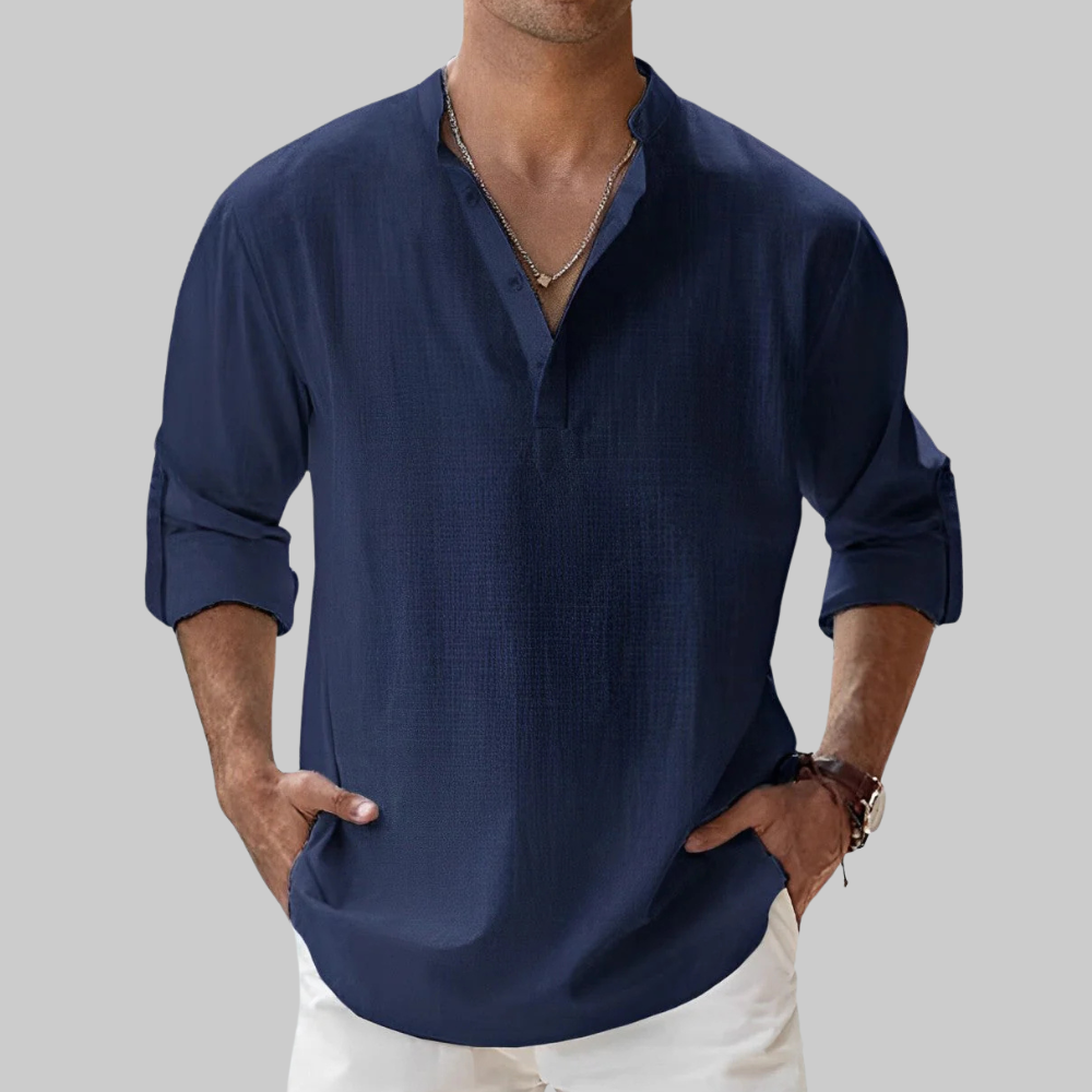 Ralph Camicia Uomo in Lino – Traspirante, Elegante & Stile Estivo Versatile