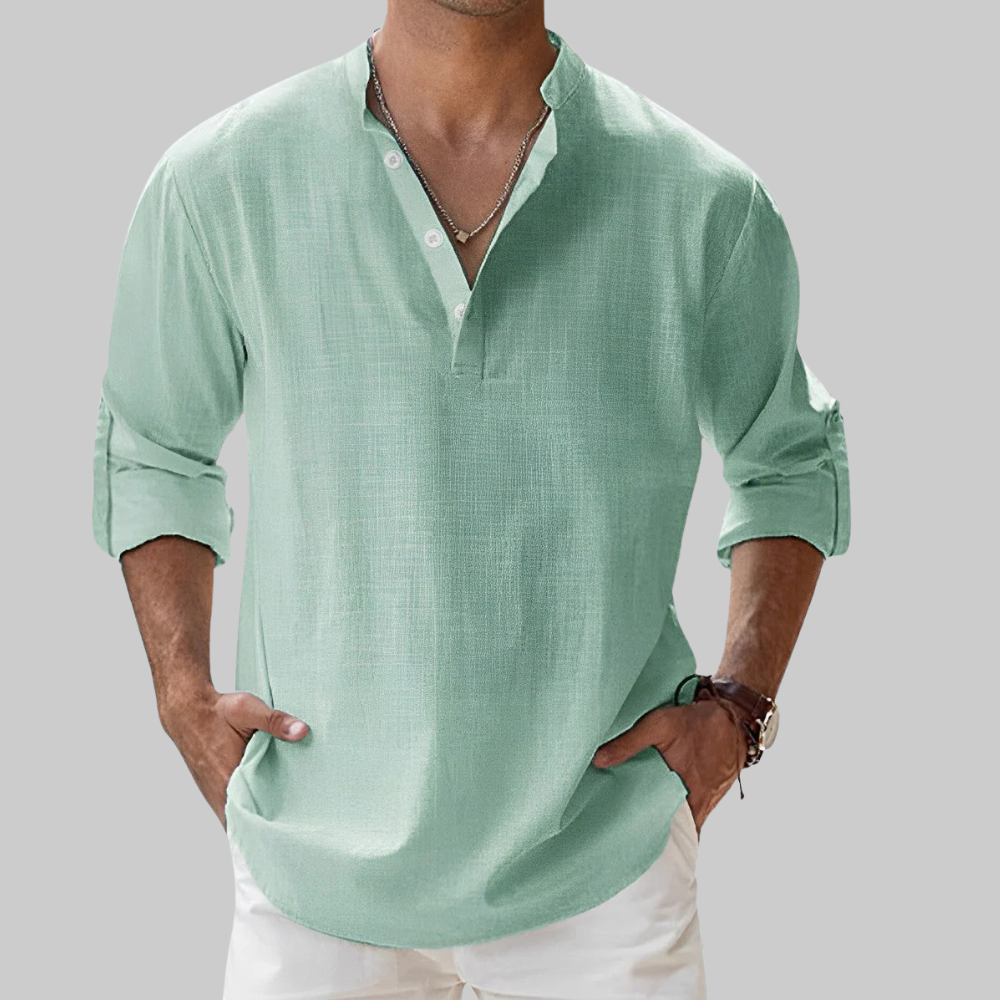 Ralph Camicia Uomo in Lino – Traspirante, Elegante & Stile Estivo Versatile