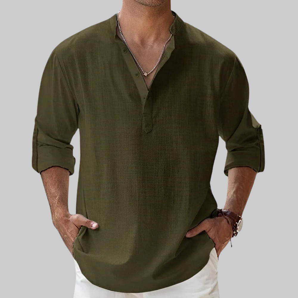 Ralph Camicia Uomo in Lino – Traspirante, Elegante & Stile Estivo Versatile