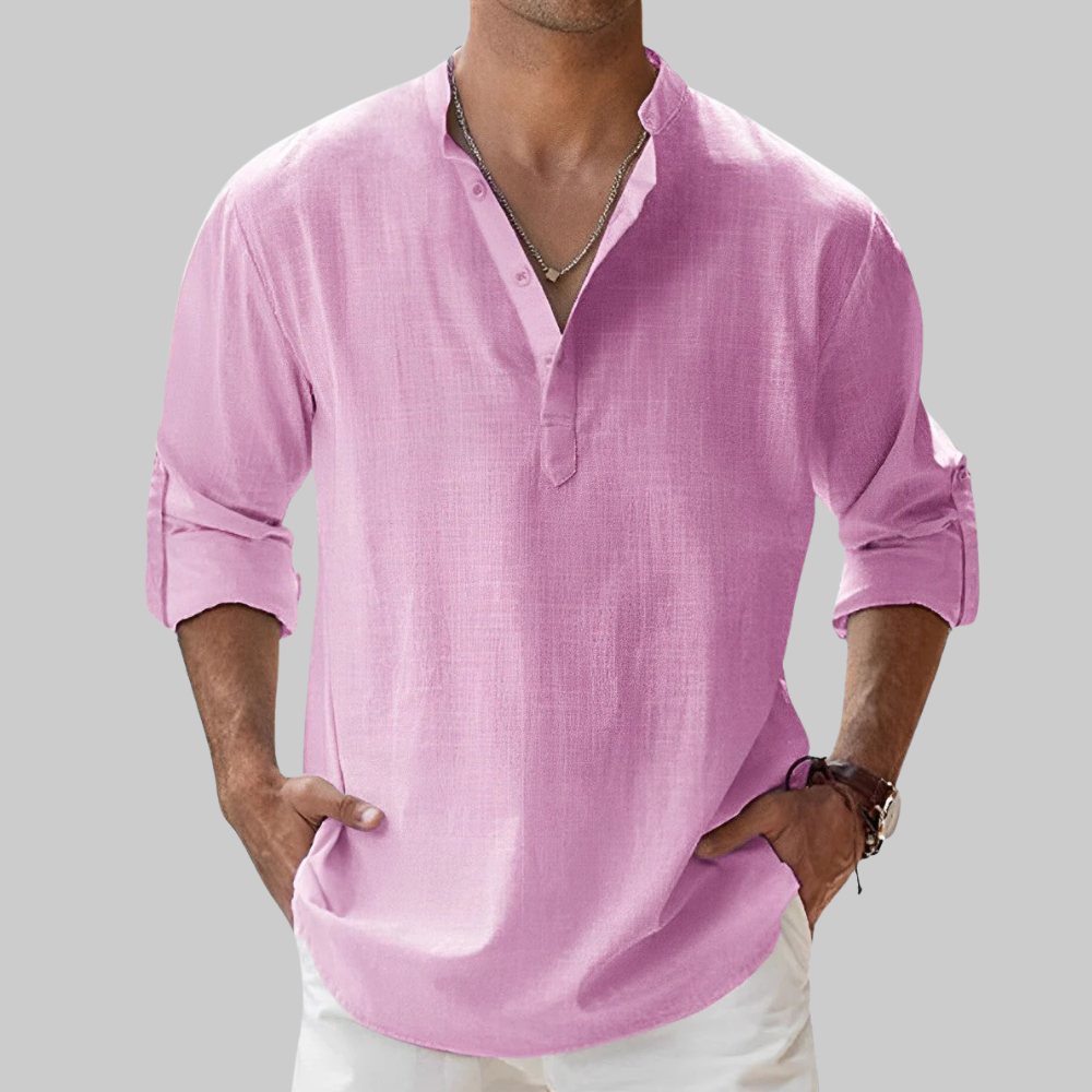 Ralph Camicia Uomo in Lino – Traspirante, Elegante & Stile Estivo Versatile