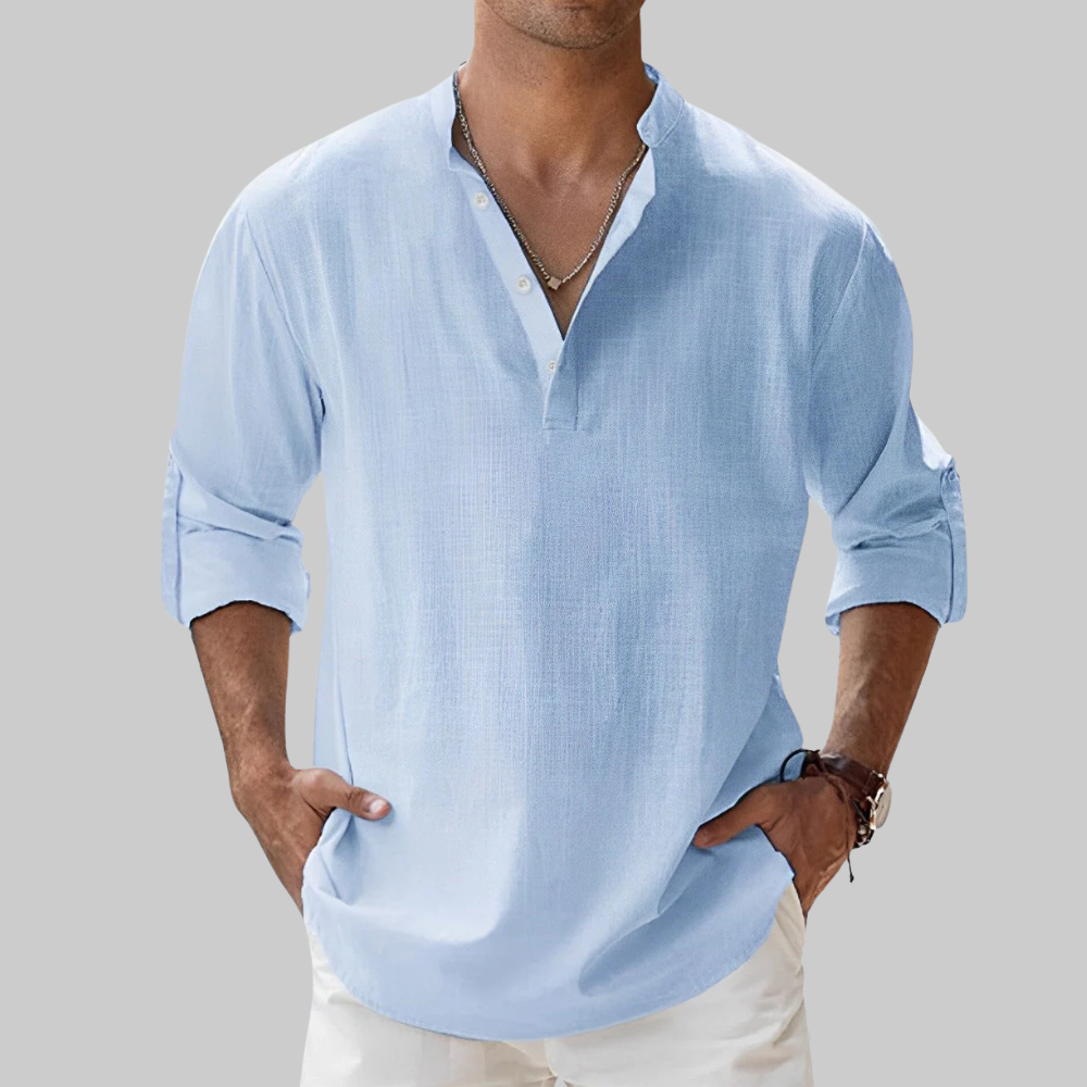 Ralph Camicia Uomo in Lino – Traspirante, Elegante & Stile Estivo Versatile