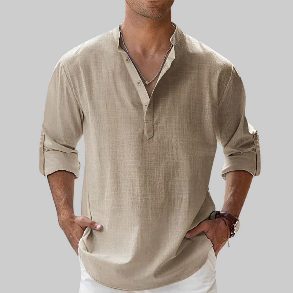 Ralph Camicia Uomo in Lino – Traspirante, Elegante & Stile Estivo Versatile