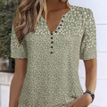 Naomi Top Donna – T-Shirt Floreale, Vestibilità Relaxed & Cotone Morbido Casual