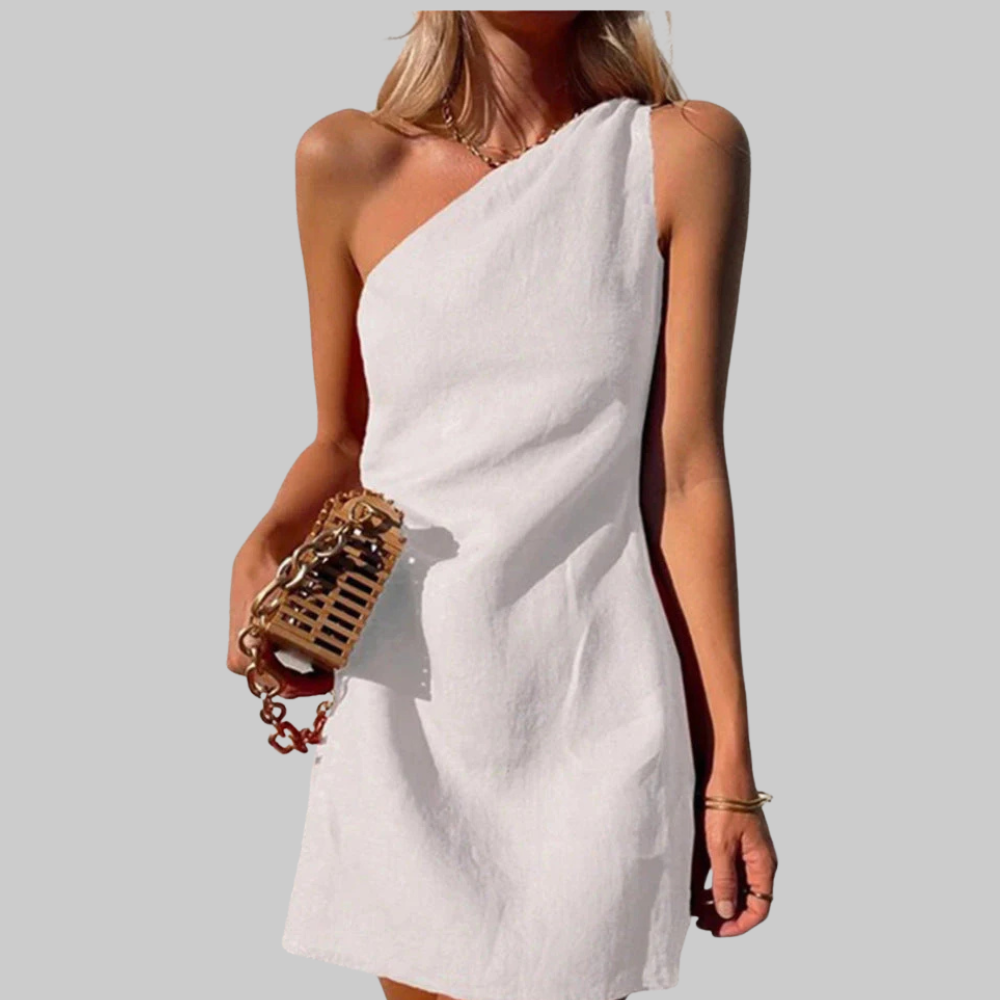Emelia Vestito Cocktail Donna – Taglio Asimmetrico, Linea Aderente & Eleganza Moderna