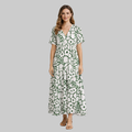 Olivia Vestido Ligero de Mujer de Verano – Vestido Casual con Escote en V Fluido