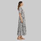 Olivia Vestido Ligero de Mujer de Verano – Vestido Casual con Escote en V Fluido