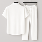 Tobby Ensemble Homme – Set en Lin Respirant, Style Minimaliste & Coupe Relax