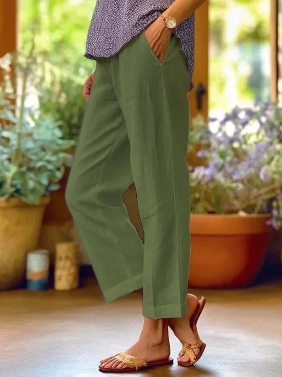 Perry Pantaloni Donna Estivi – Pantaloni Leggeri Traspiranti, Vestibilità Comoda Casual