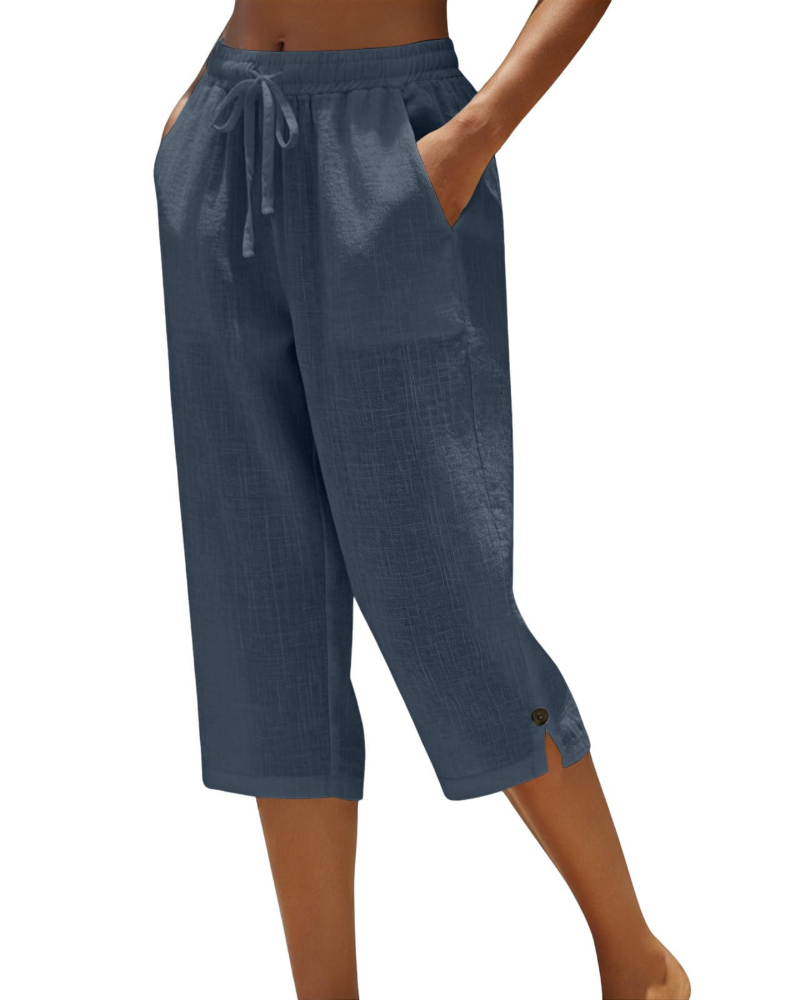 Pantalones cortos Madeline para mujer tipo cargo – Tiro alto, varios bolsillos y tejido elástico