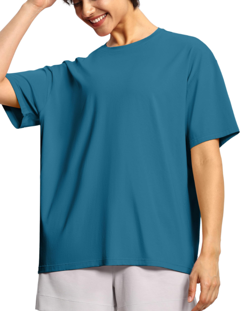 Naomi Γυναικείο Oversize T-shirt – Στρογγυλή Λαιμόκοψη, Κατεβασμένοι Ώμοι & Μαλακό Ύφασμα
