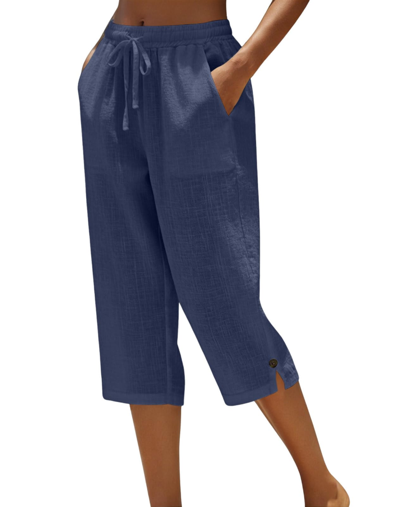 Pantalones cortos Madeline para mujer tipo cargo – Tiro alto, varios bolsillos y tejido elástico
