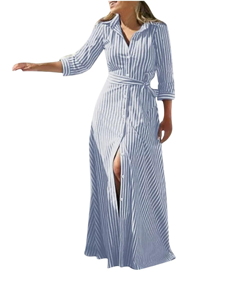 Victoria Abito Donna – Vestido Casual en Tejido Elástico, Ligero y Transpirable
