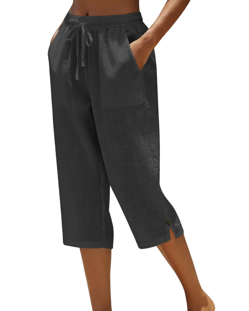 Pantalones cortos Madeline para mujer tipo cargo – Tiro alto, varios bolsillos y tejido elástico