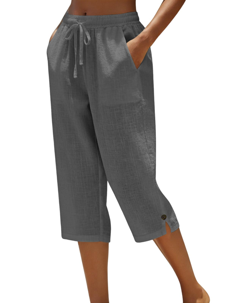Pantalones cortos Madeline para mujer tipo cargo – Tiro alto, varios bolsillos y tejido elástico
