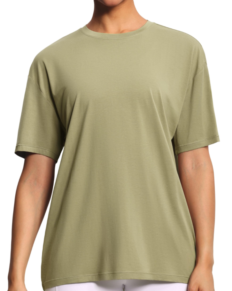 Naomi Γυναικείο Oversize T-shirt – Στρογγυλή Λαιμόκοψη, Κατεβασμένοι Ώμοι & Μαλακό Ύφασμα