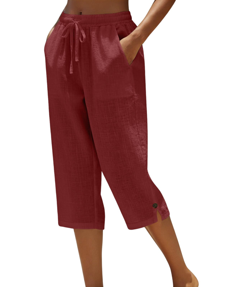 Pantalones cortos Madeline para mujer tipo cargo – Tiro alto, varios bolsillos y tejido elástico