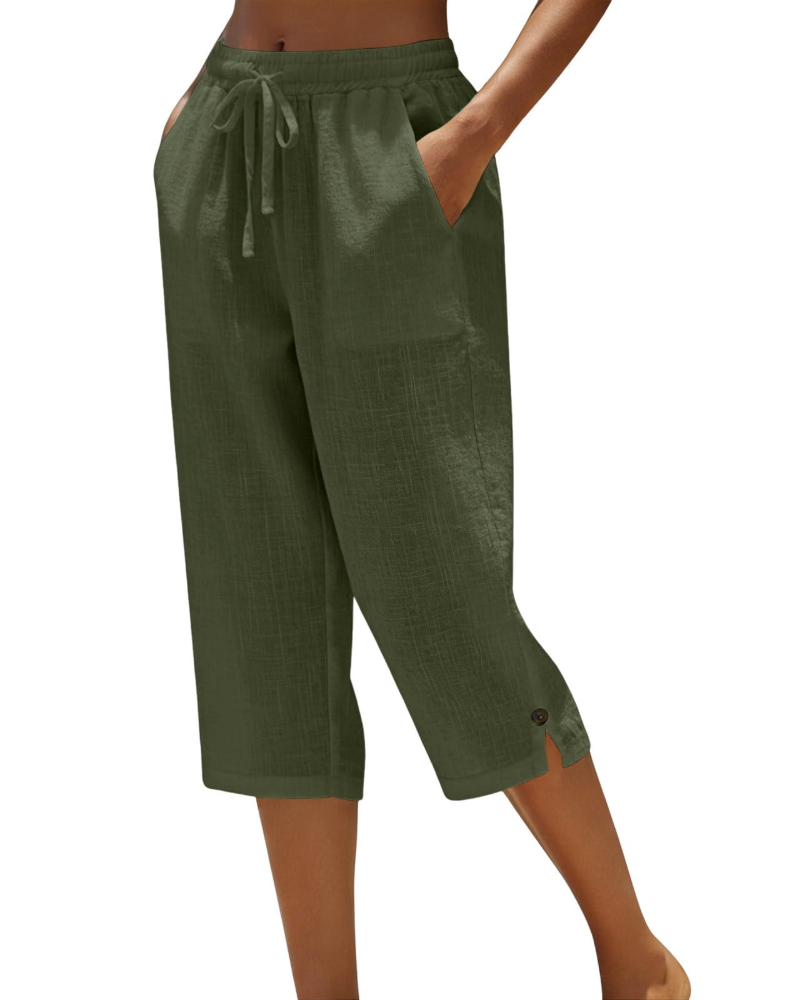 Pantalones cortos Madeline para mujer tipo cargo – Tiro alto, varios bolsillos y tejido elástico