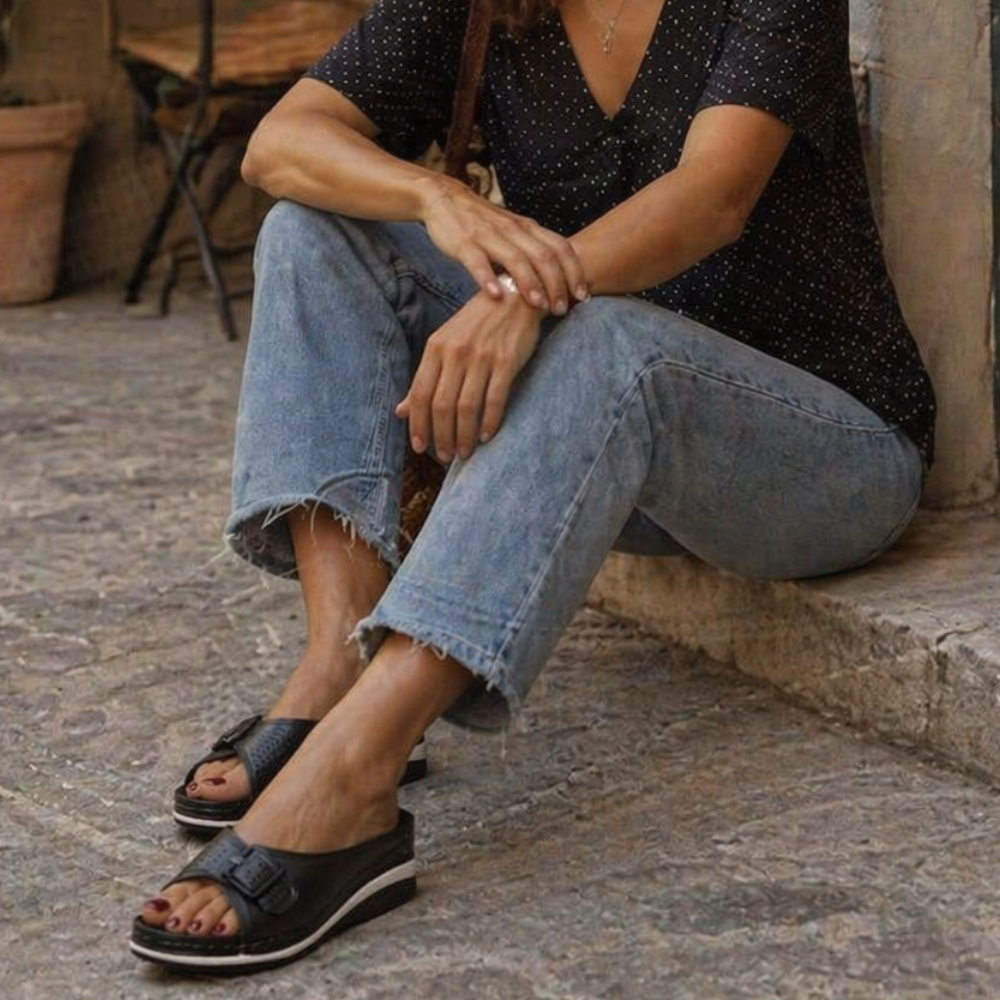 Kendra Zapatos Mujer Confort – Zapatillas Ergonómicas, Suela Amortiguada, Casual Elegantes