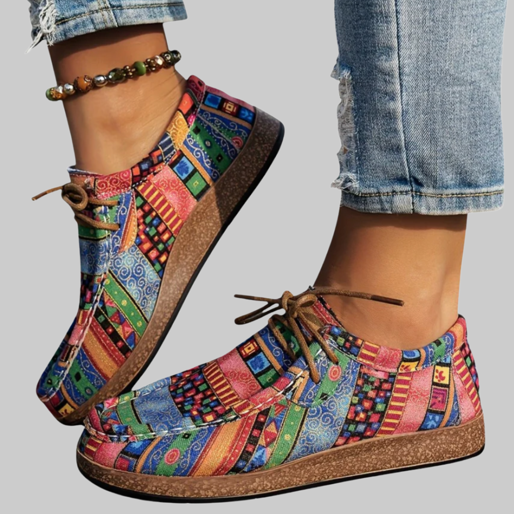 Narra Zapatillas Mujer Confort – Zapatos Ligeros Amortiguados, Suela Alta, Casual Diario
