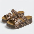 Giulia Sandali Donna Platform Boho – Suola Sughero, Fascia Intrecciata Estiva
