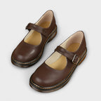 Lindsey Scarpe Donna in Pelle – Mary Jane Classiche, Cinturino, Suola Comfort Antiscivolo
