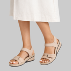 Tilly Sandales Femme Élégantes – Sandales d'Été avec Lanières et Boucle Réglable