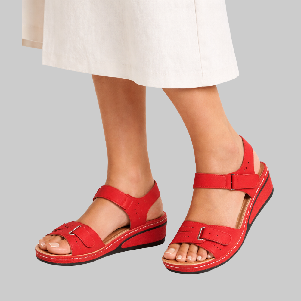 Tilly Sandales Femme Élégantes – Sandales d'Été avec Lanières et Boucle Réglable