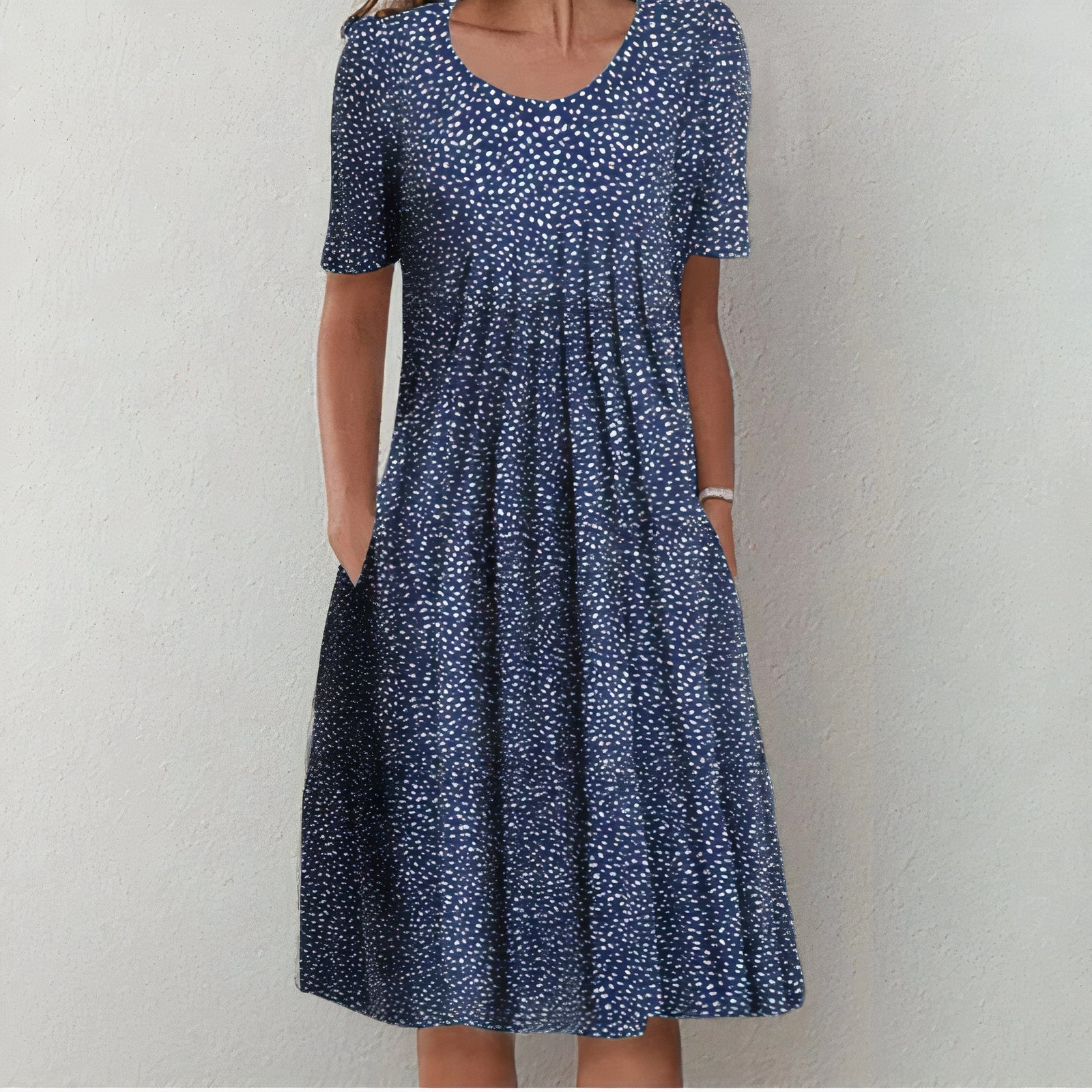 Orielle Vestito Estivo Donna – 100% Cotone Traspirante, Vestibilità Fluida & Eleganza Classica