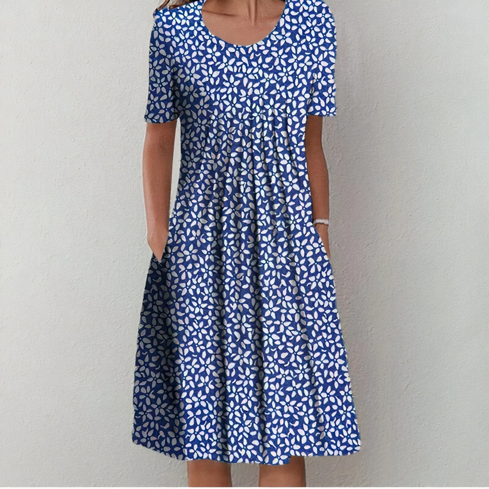 Orielle Vestito Estivo Donna – 100% Cotone Traspirante, Vestibilità Fluida & Eleganza Classica