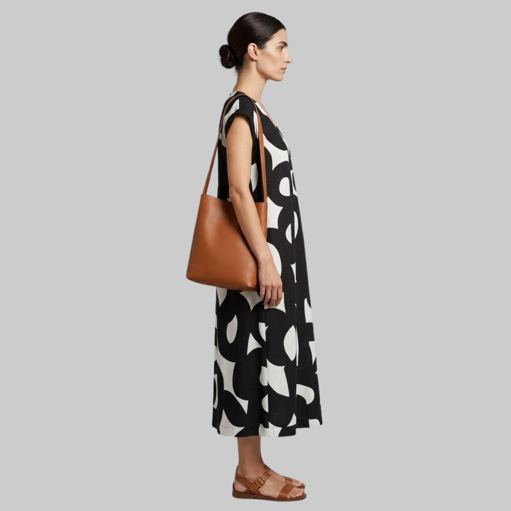 Valeria Robe Femme Été – Robe Légère Col V Élégante Imprimé Décontracté