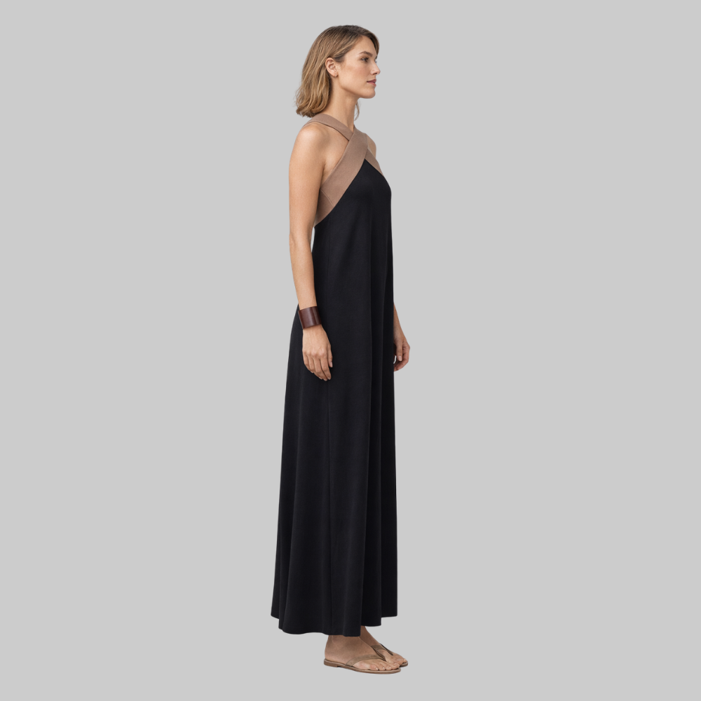 Victoria Abito Donna Estivo – Vestito Leggero Spalle Scoperte Fluido Elegante